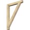 Ekena Millwork Traditional Block Rough Sawn Bracket, Douglas Fir, 4"W x 36"D x 48"H BKT04X36X48TRA05RDF - alternate 1